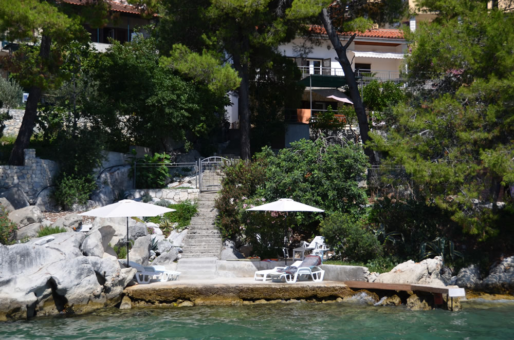 Private Beach Access Property Trogir Villa Bova Ciovo Croatia